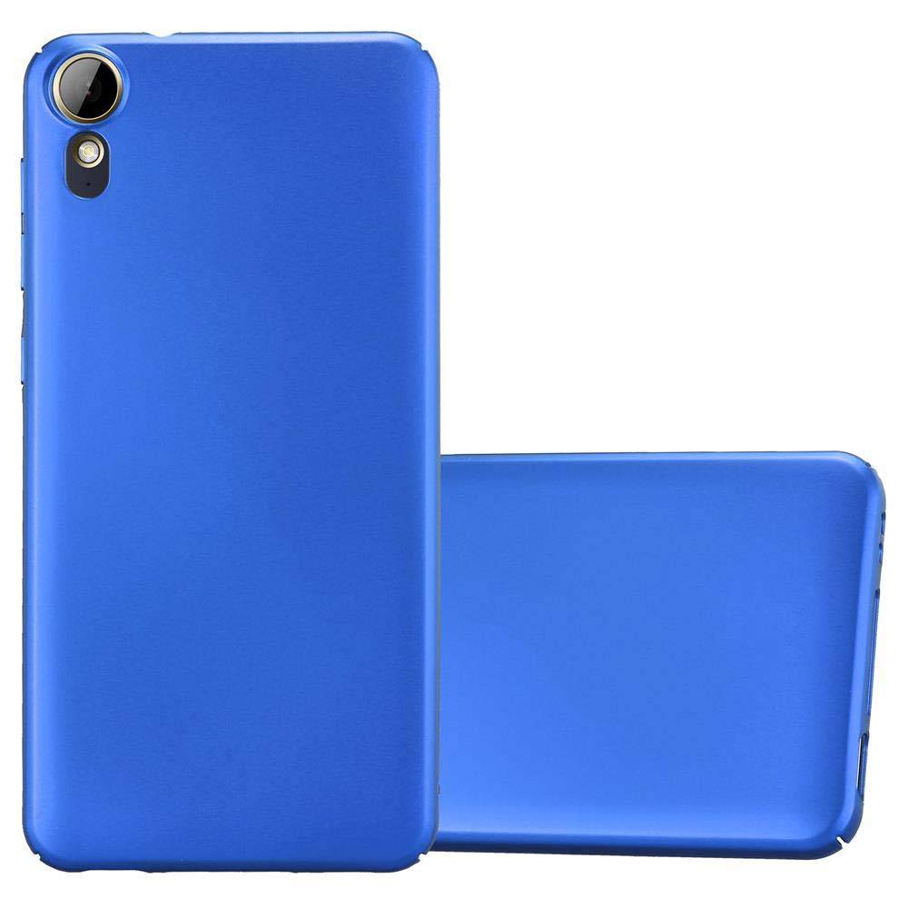 Cadorabo Hülle für HTC Desire 10 LIFESTYLE / Desire 825 Schutzhülle in Blau Hard Case Handy Hülle Etui