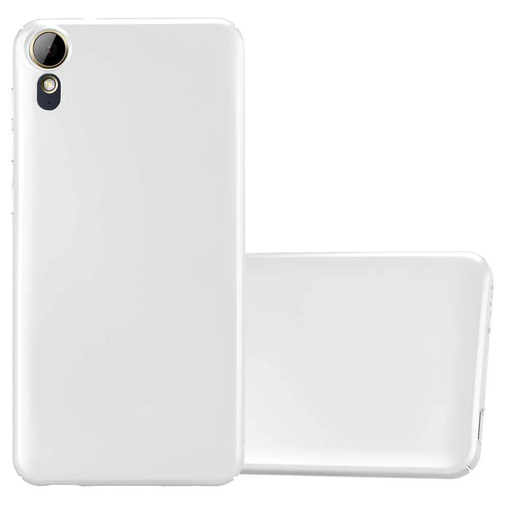 Cadorabo Hülle für HTC Desire 10 LIFESTYLE / Desire 825 Schutzhülle in Silber Hard Case Handy Hülle Etui