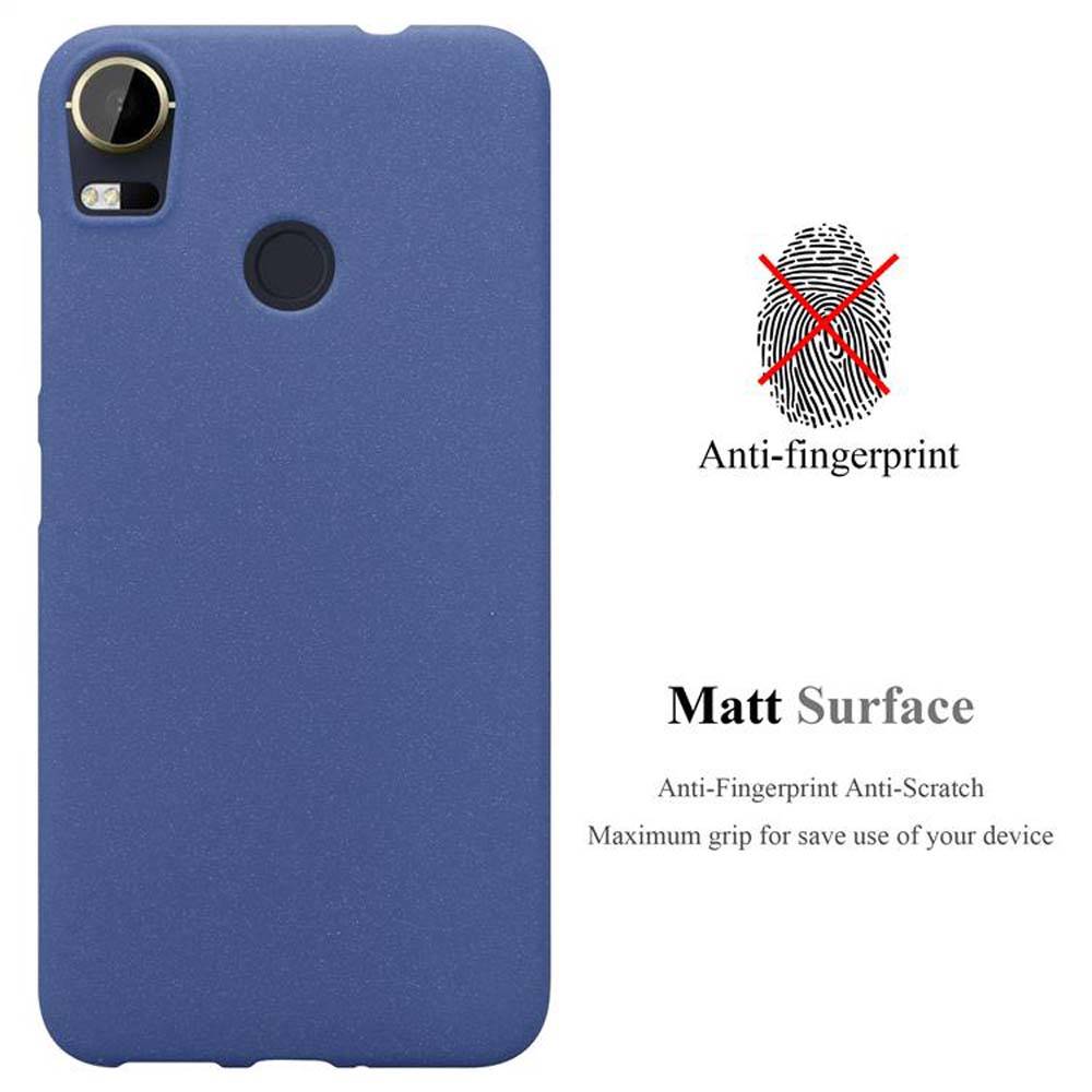 Cadorabo Schutzhülle für HTC Desire 10 PRO Hülle in Blau Handyhülle TPU Etui Cover Case