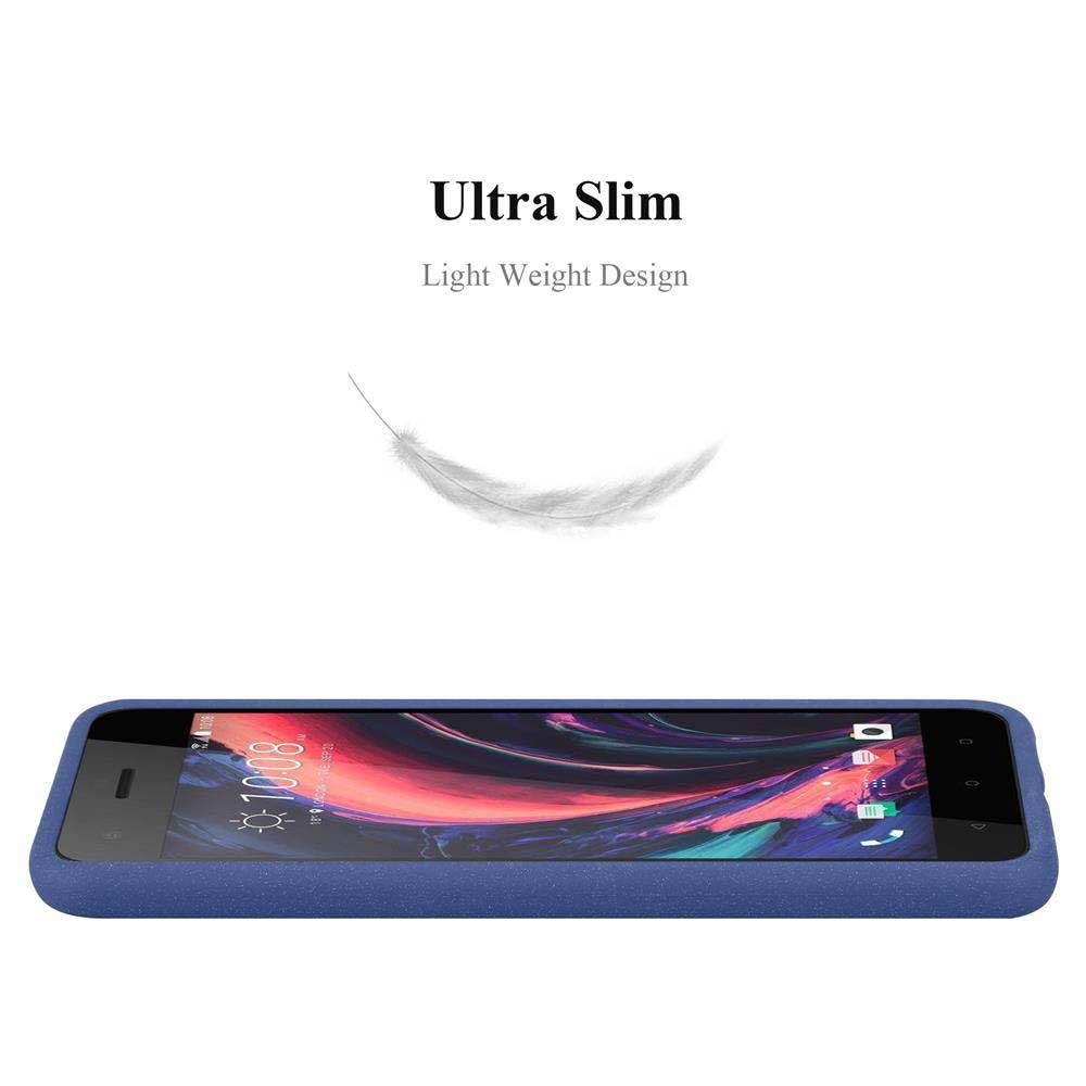 Cadorabo Schutzhülle für HTC Desire 10 PRO Hülle in Blau Handyhülle TPU Etui Cover Case