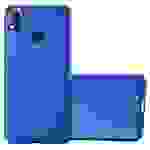 Cadorabo Hülle für HTC Desire 10 PRO Schutzhülle in Blau Hard Case Handy Hülle Etui