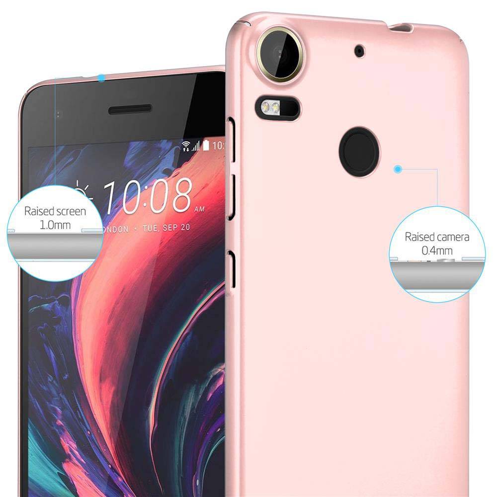 Cadorabo Hülle für HTC Desire 10 PRO Schutzhülle in Rosa Hard Case Handy Hülle Etui