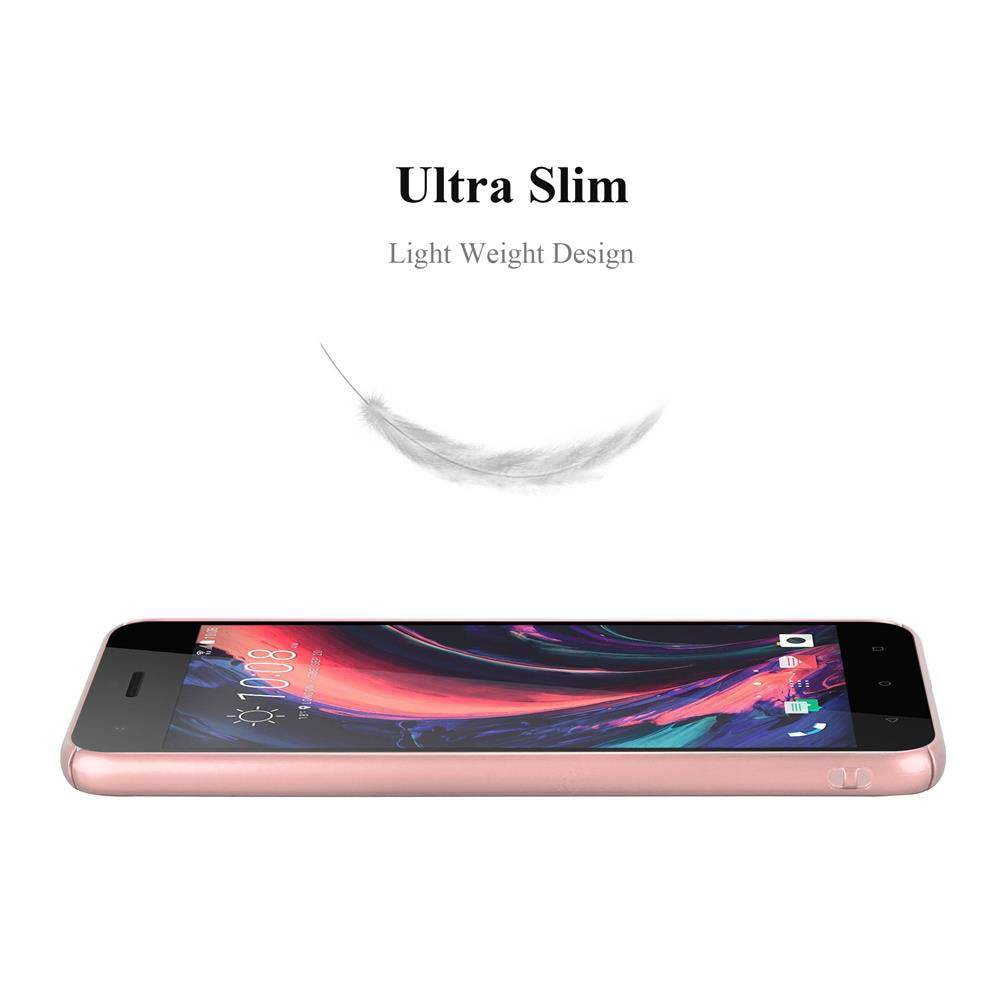 Cadorabo Hülle für HTC Desire 10 PRO Schutzhülle in Rosa Hard Case Handy Hülle Etui