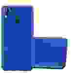 Cadorabo Schutzhülle für HTC Desire 10 PRO Hülle in Blau Handyhülle TPU Silikon Etui Cover Case