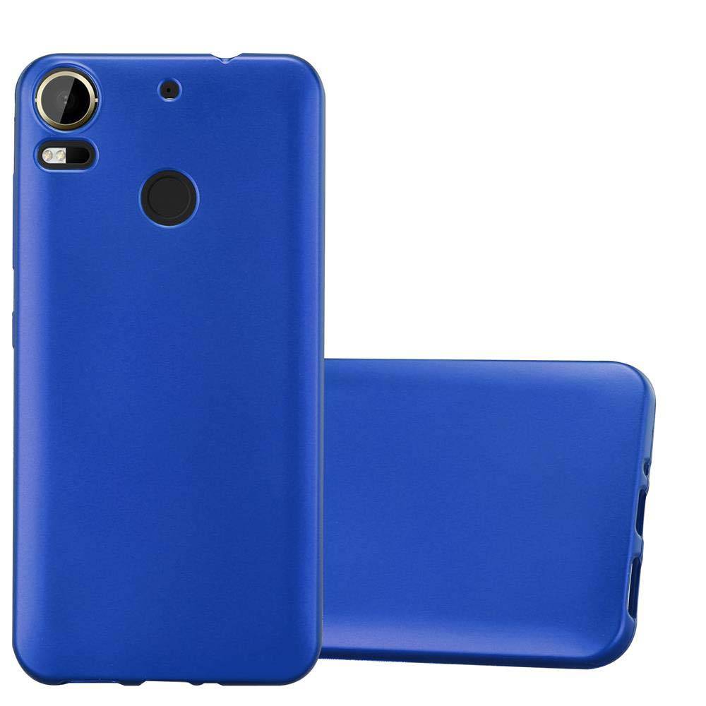 Cadorabo Schutzhülle für HTC Desire 10 PRO Hülle in Blau Handyhülle TPU Silikon Etui Cover Case