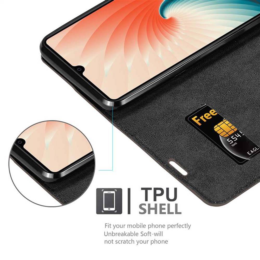 Cadorabo Hülle für Huawei MATE 20 Schutz Hülle in Braun Handyhülle Etui Case Cover Magnetverschluss