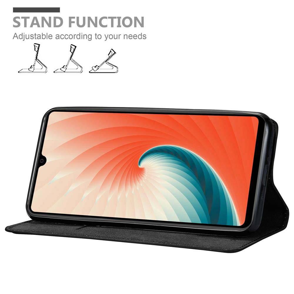 Cadorabo Hülle für Huawei MATE 20 Schutz Hülle in Schwarz Handyhülle Etui Case Cover Magnetverschluss