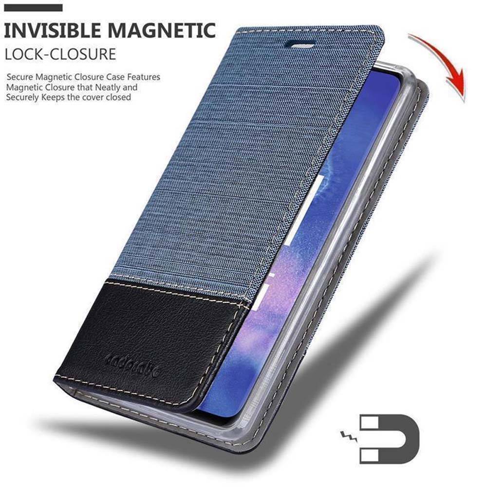 Cadorabo Hülle für Huawei MATE 20 PRO Schutzhülle in Blau Handy Hülle Etui Book Case Cover