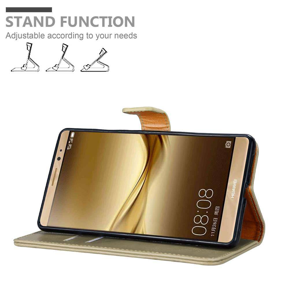 Cadorabo Hülle für Huawei MATE 8 Schutzhülle in Braun Handyhülle Book Tasche Case Etui Luxury