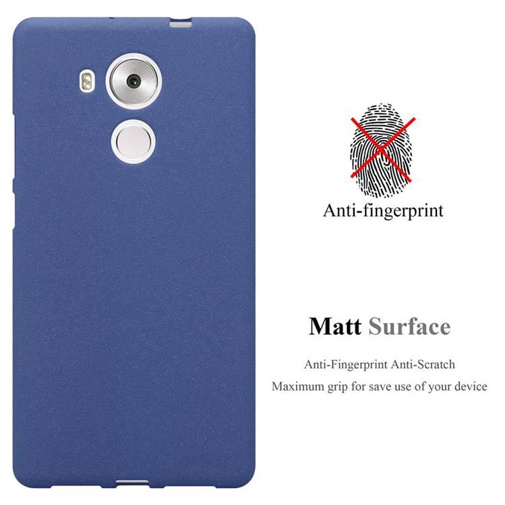 Cadorabo Schutzhülle für Huawei MATE 8 Hülle in Blau Handyhülle TPU Etui Cover Case