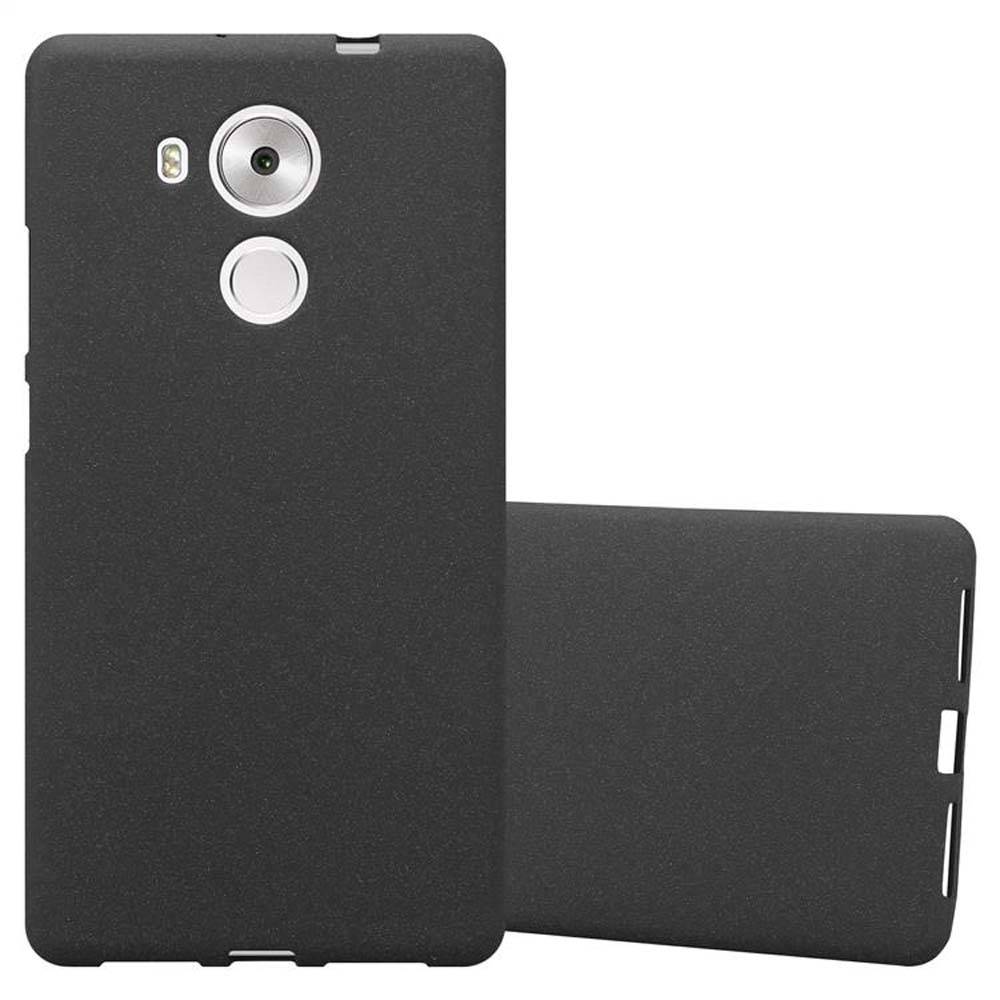 Cadorabo Schutzhülle für Huawei MATE 8 Hülle in Schwarz Handyhülle TPU Etui Cover Case