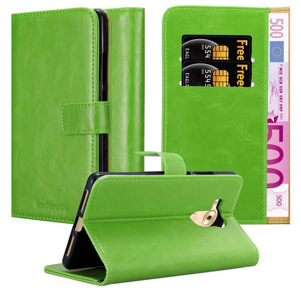 Cadorabo Hülle für Huawei MATE 8 Schutzhülle in Grün Handyhülle Book Tasche Case Etui Luxury