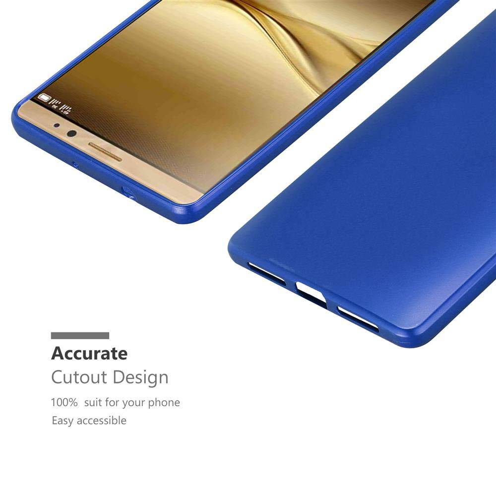 Cadorabo Schutzhülle für Huawei MATE 8 Hülle in Blau Handyhülle TPU Silikon Etui Cover Case