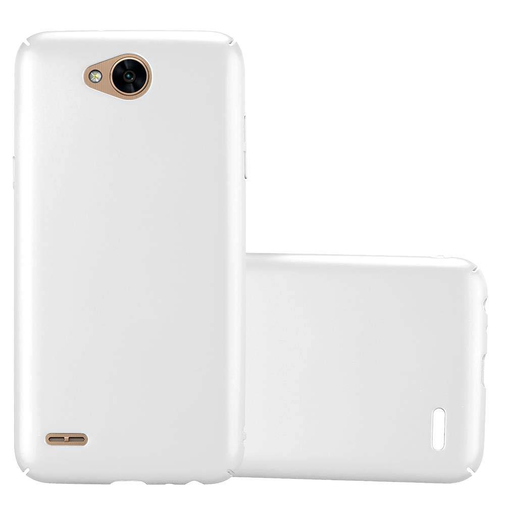 Cadorabo Hülle für LG X POWER 2 Schutzhülle in Silber Hard Case Handy Hülle Etui
