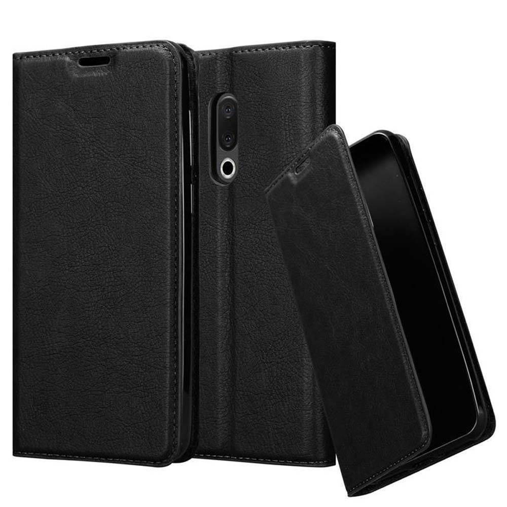 Cadorabo Hülle für MEIZU 15 Schutz Hülle in Schwarz Handyhülle Etui Case Cover Magnetverschluss