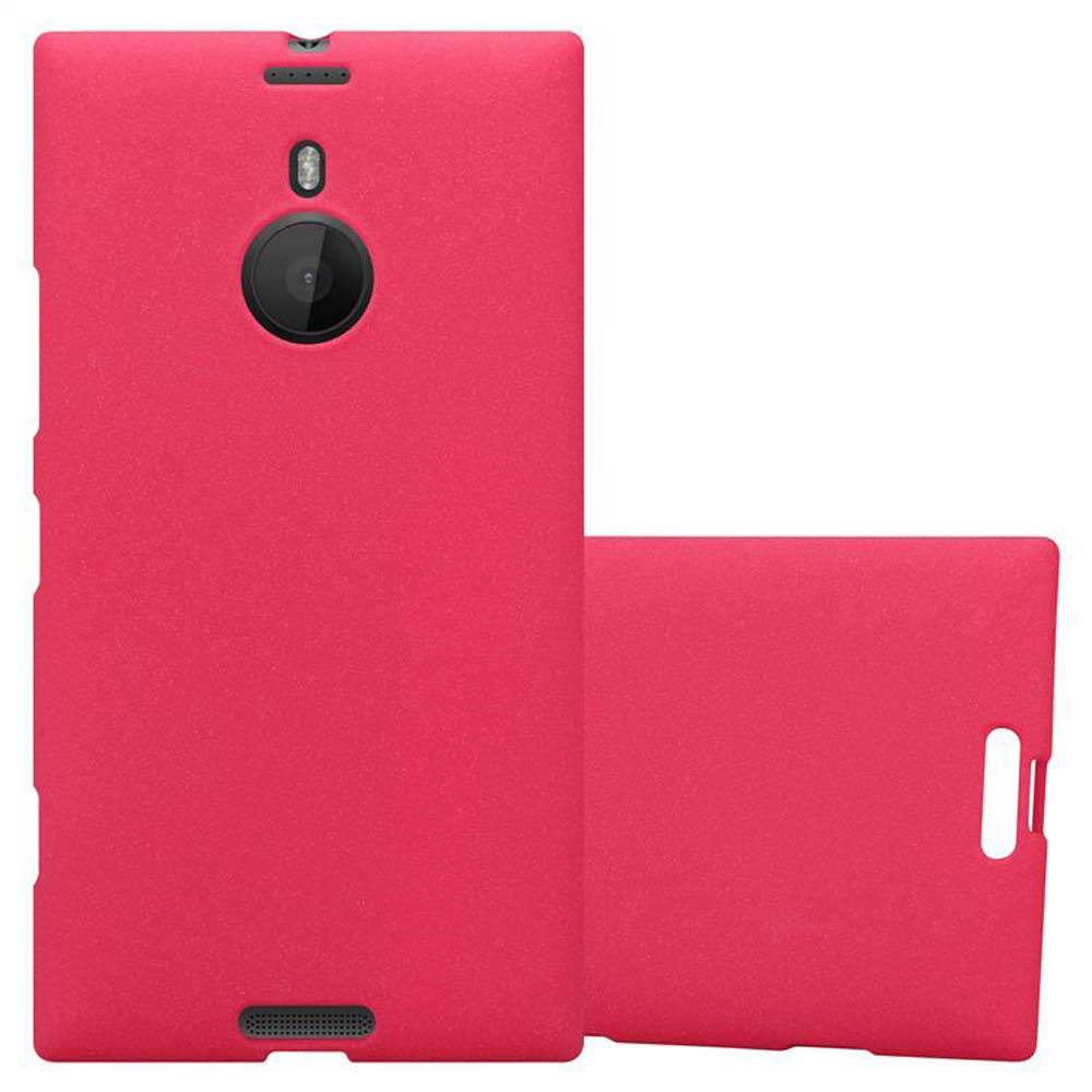 Cadorabo Schutzhülle für Nokia Lumia 1520 Hülle in Rot Handyhülle TPU Etui Cover Case