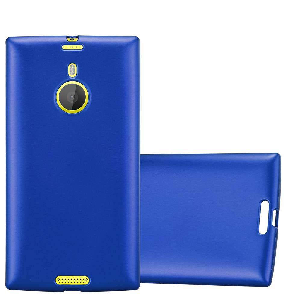 Cadorabo Schutzhülle für Nokia Lumia 1520 Hülle in Blau Handyhülle TPU Silikon Etui Cover Case