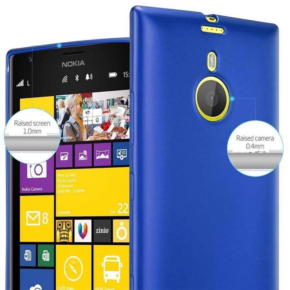 Cadorabo Schutzhülle für Nokia Lumia 1520 Hülle in Blau Handyhülle TPU Silikon Etui Cover Case