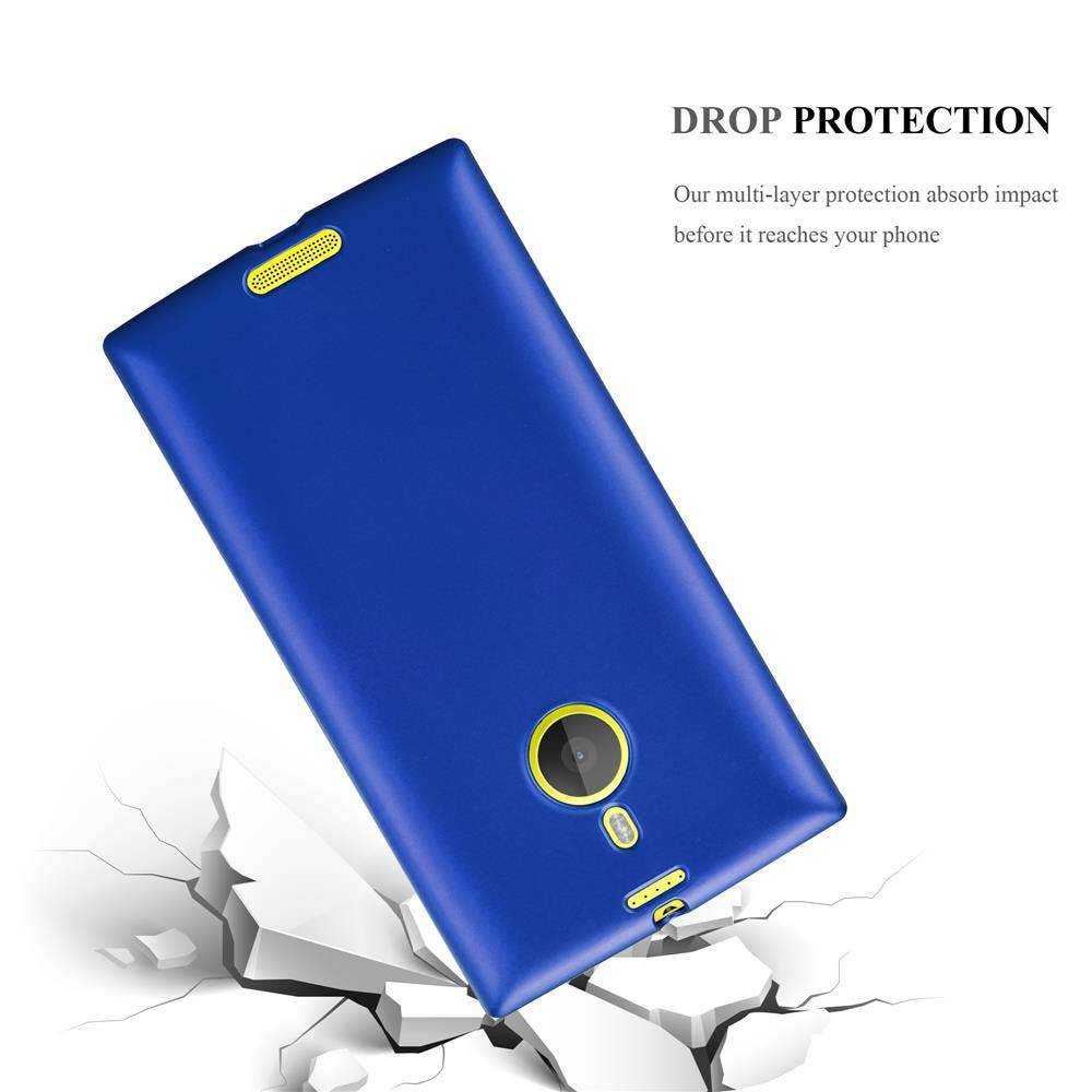 Cadorabo Schutzhülle für Nokia Lumia 1520 Hülle in Blau Handyhülle TPU Silikon Etui Cover Case
