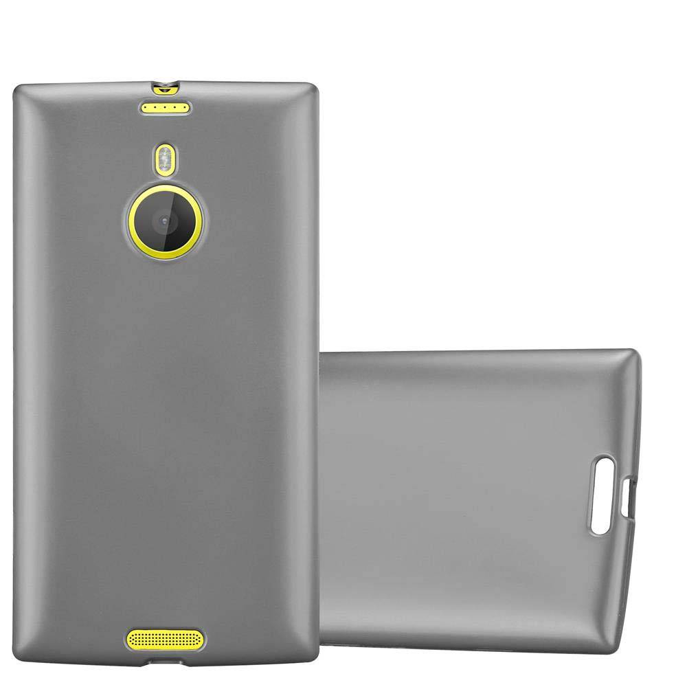 Cadorabo Schutzhülle für Nokia Lumia 1520 Hülle in Grau Handyhülle TPU Silikon Etui Cover Case