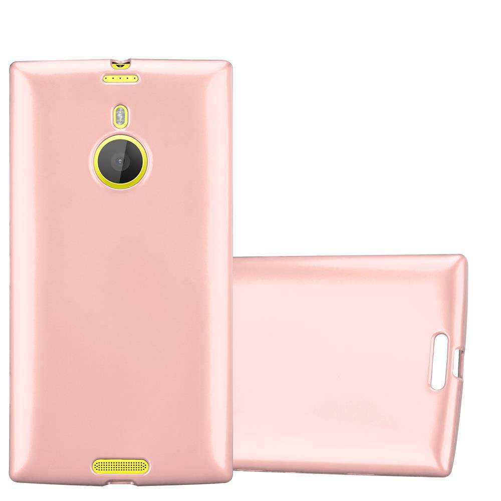 Cadorabo Schutzhülle für Nokia Lumia 1520 Hülle in Rosa Handyhülle TPU Silikon Etui Cover Case