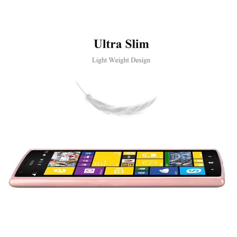 Cadorabo Schutzhülle für Nokia Lumia 1520 Hülle in Rosa Handyhülle TPU Silikon Etui Cover Case