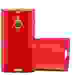 Cadorabo Schutzhülle für Nokia Lumia 1520 Hülle in Rot Handyhülle TPU Silikon Etui Cover Case