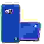 Cadorabo Schutzhülle für Nokia Lumia 550 Hülle in Blau Handyhülle TPU Silikon Etui Cover Case
