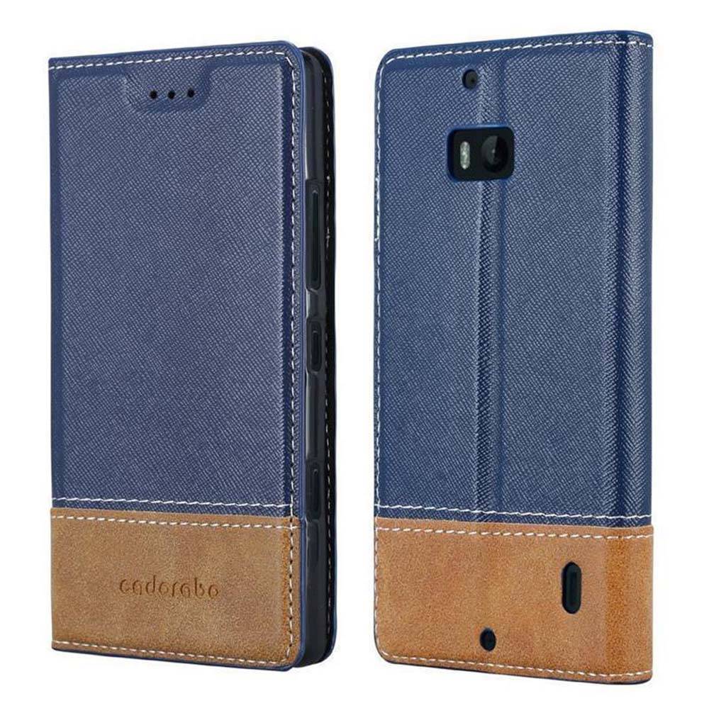 Cadorabo Hülle für Nokia Lumia 929 / 930 Schutzhülle in Blau SHandyhülle Book Case Etui Kunstleder