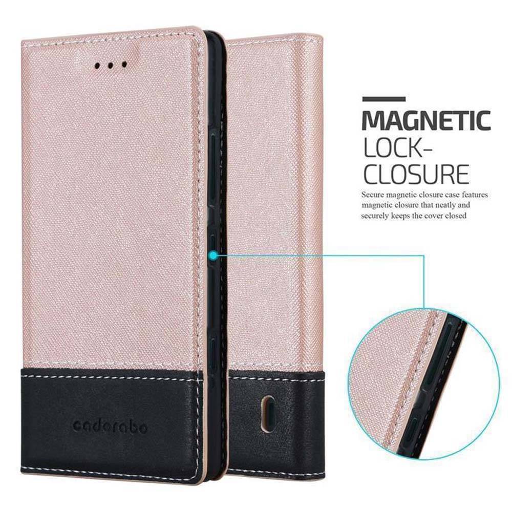 Cadorabo Hülle für Nokia Lumia 929 / 930 Schutzhülle in Rosa SHandyhülle Book Case Etui Kunstleder