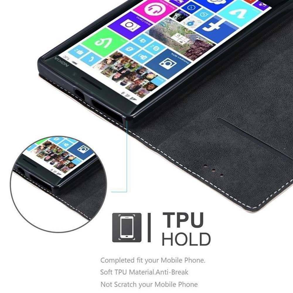 Cadorabo Hülle für Nokia Lumia 929 / 930 Schutzhülle in Rosa SHandyhülle Book Case Etui Kunstleder