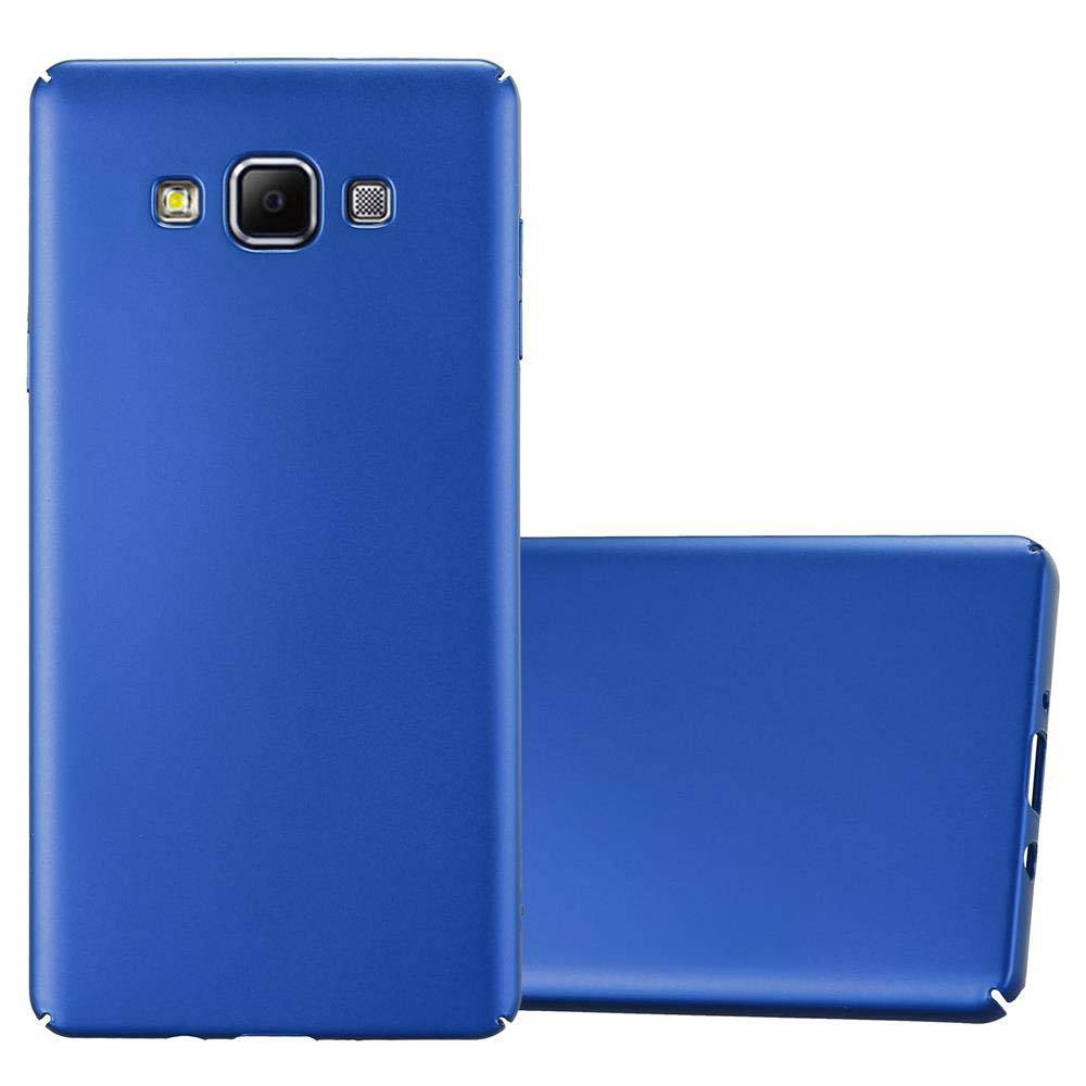 Cadorabo Hülle für Samsung Galaxy A7 2015 Schutzhülle in Blau Hard Case Handy Hülle Etui