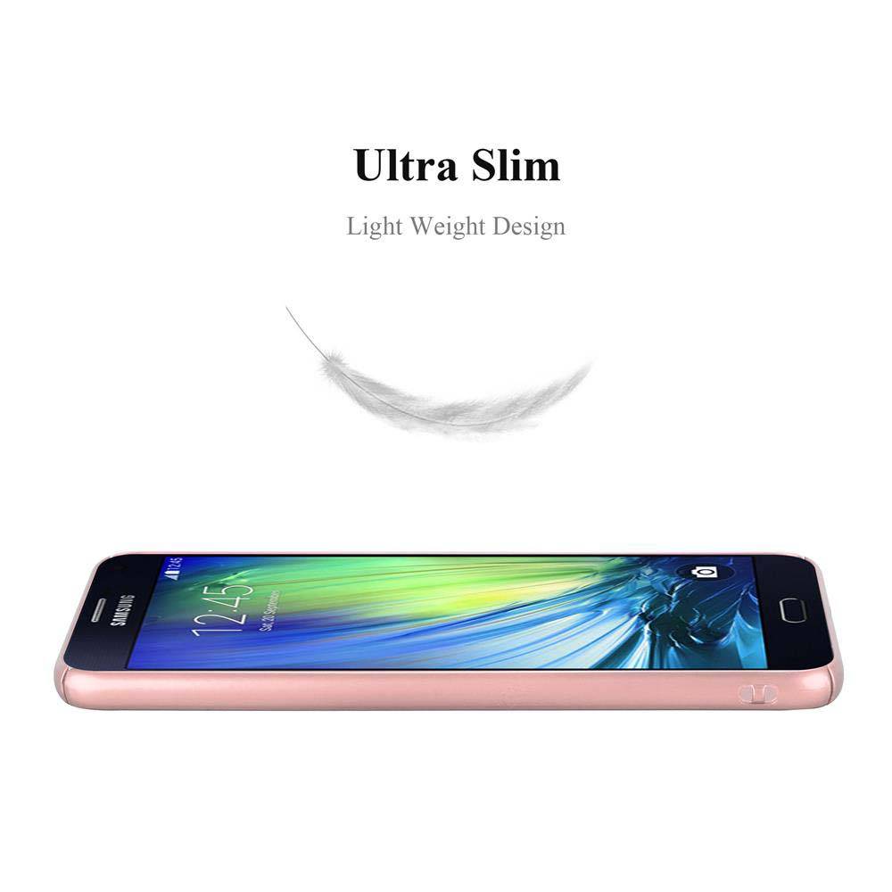 Cadorabo Hülle für Samsung Galaxy A7 2015 Schutzhülle in Rosa Hard Case Handy Hülle Etui