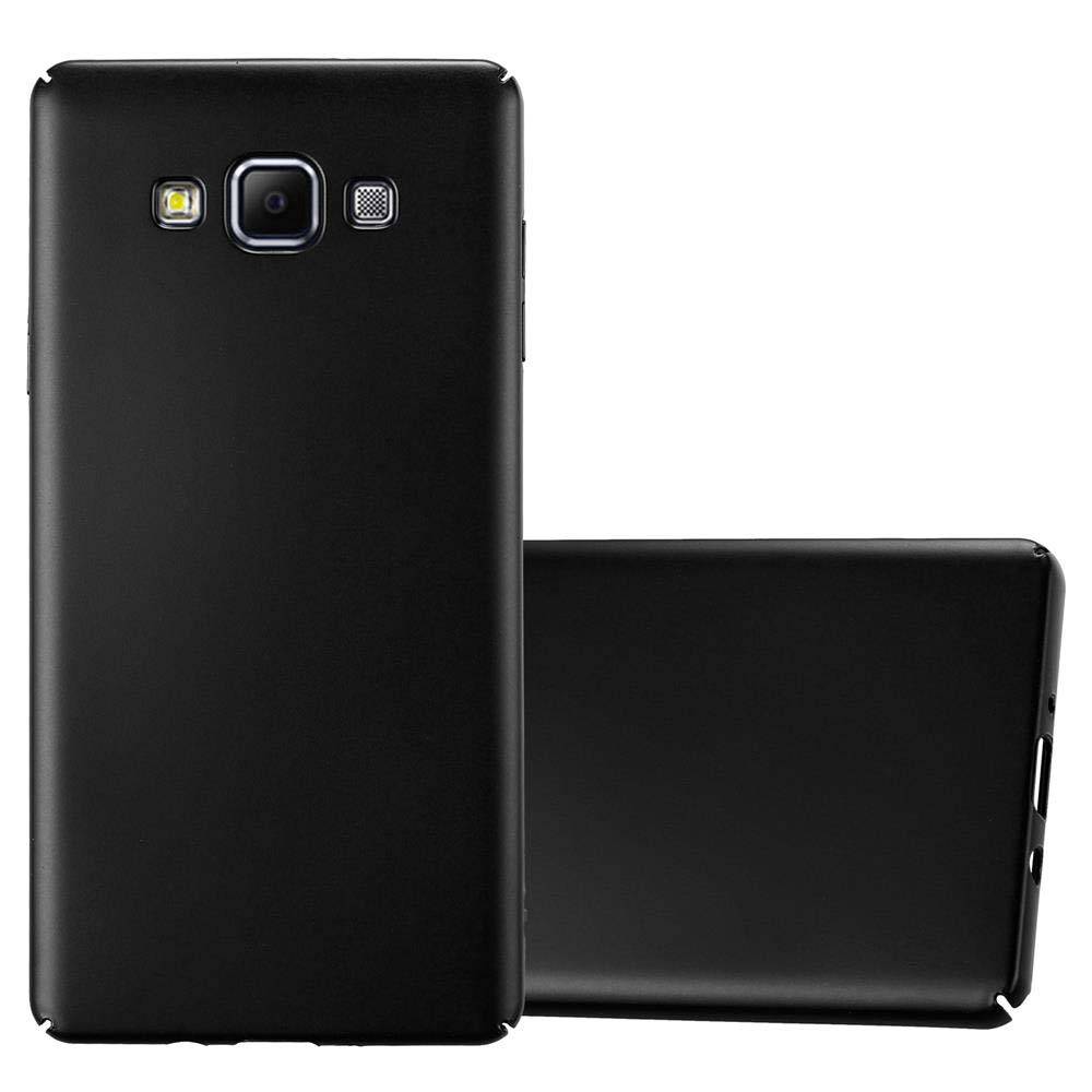 Cadorabo Hülle für Samsung Galaxy A7 2015 Schutzhülle in Schwarz Hard Case Handy Hülle Etui