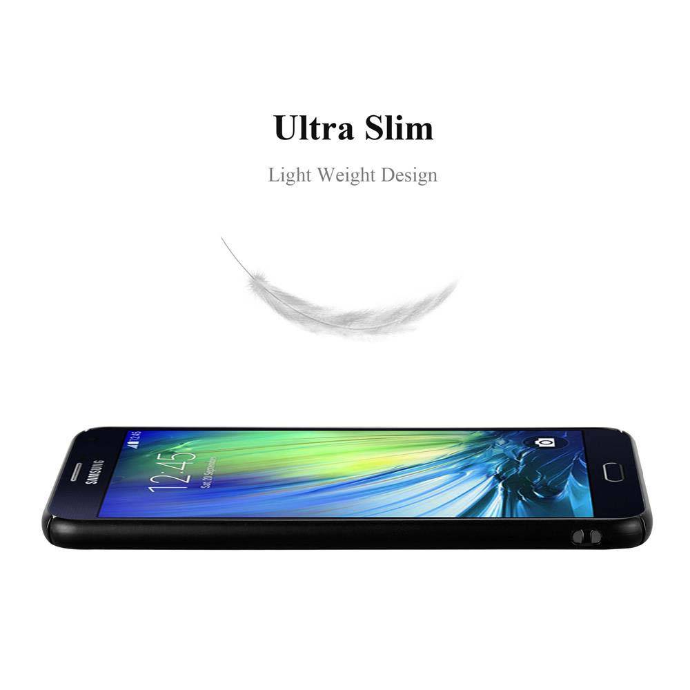 Cadorabo Hülle für Samsung Galaxy A7 2015 Schutzhülle in Schwarz Hard Case Handy Hülle Etui