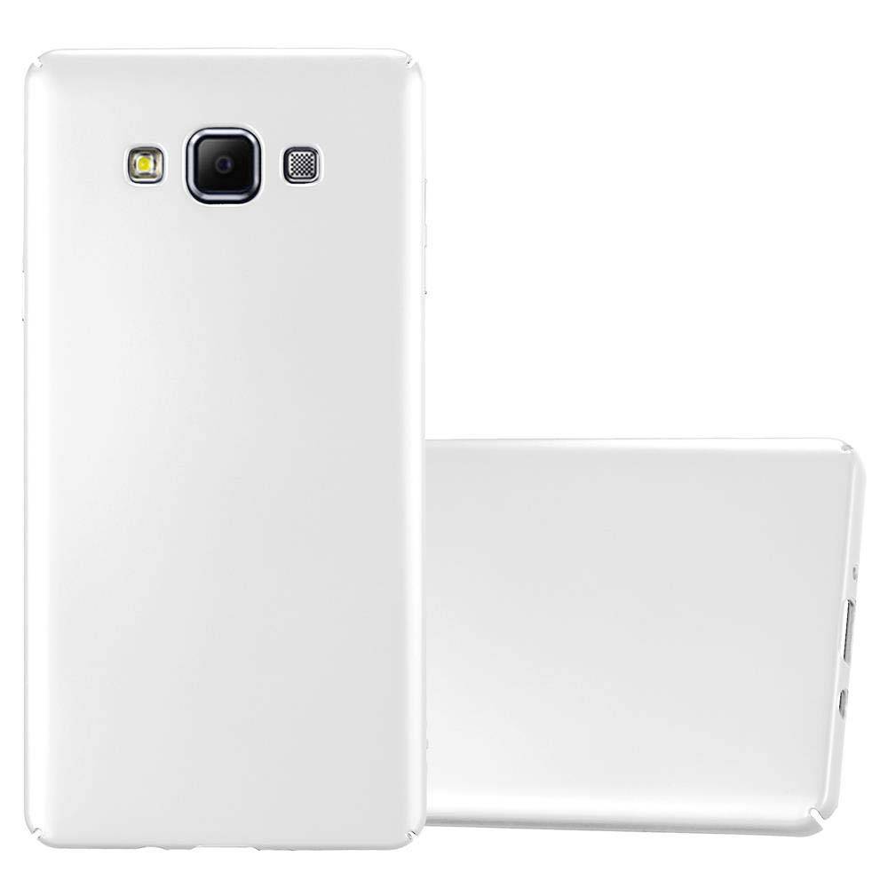Cadorabo Hülle für Samsung Galaxy A7 2015 Schutzhülle in Silber Hard Case Handy Hülle Etui