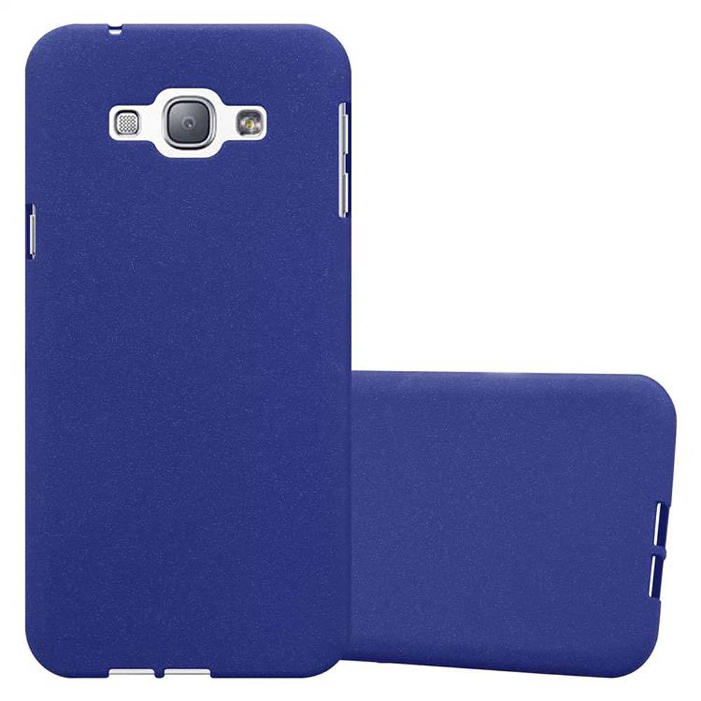 Cadorabo Schutzhülle für Samsung Galaxy A8 2015 Hülle in Blau Handyhülle TPU Etui Cover Case