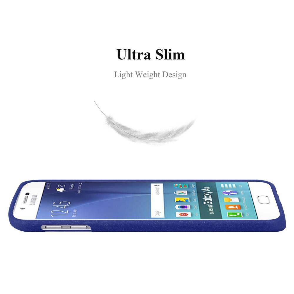 Cadorabo Schutzhülle für Samsung Galaxy A8 2015 Hülle in Blau Handyhülle TPU Etui Cover Case