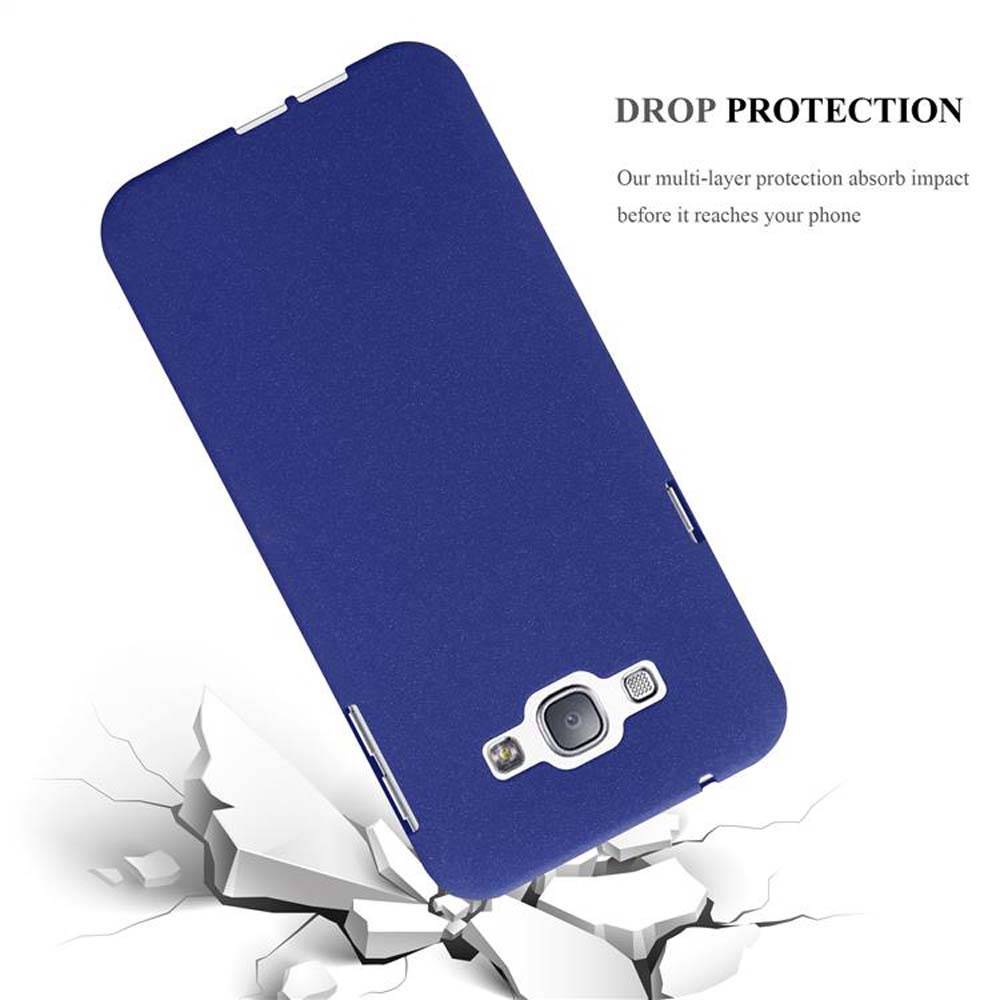 Cadorabo Schutzhülle für Samsung Galaxy A8 2015 Hülle in Blau Handyhülle TPU Etui Cover Case