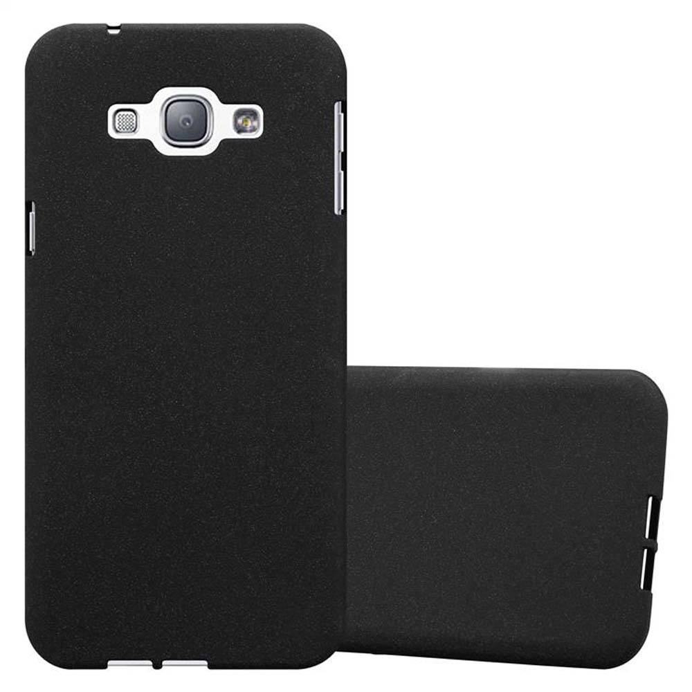 Cadorabo Schutzhülle für Samsung Galaxy A8 2015 Hülle in Schwarz Handyhülle TPU Etui Cover Case