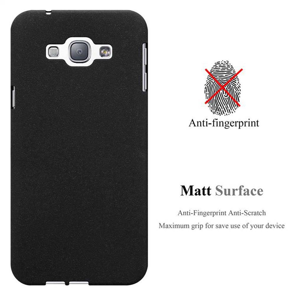 Cadorabo Schutzhülle für Samsung Galaxy A8 2015 Hülle in Schwarz Handyhülle TPU Etui Cover Case