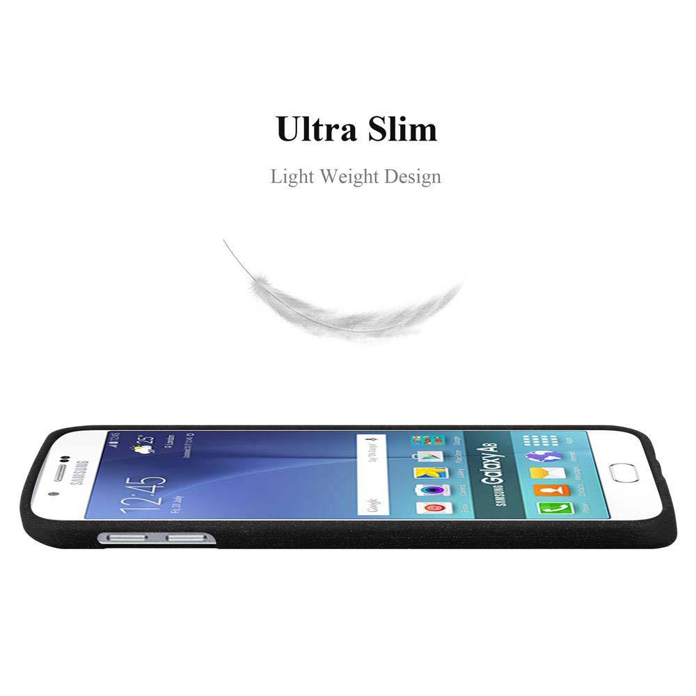 Cadorabo Schutzhülle für Samsung Galaxy A8 2015 Hülle in Schwarz Handyhülle TPU Etui Cover Case