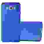 Cadorabo Hülle für Samsung Galaxy A8 2015 Schutzhülle in Blau Hard Case Handy Hülle Etui