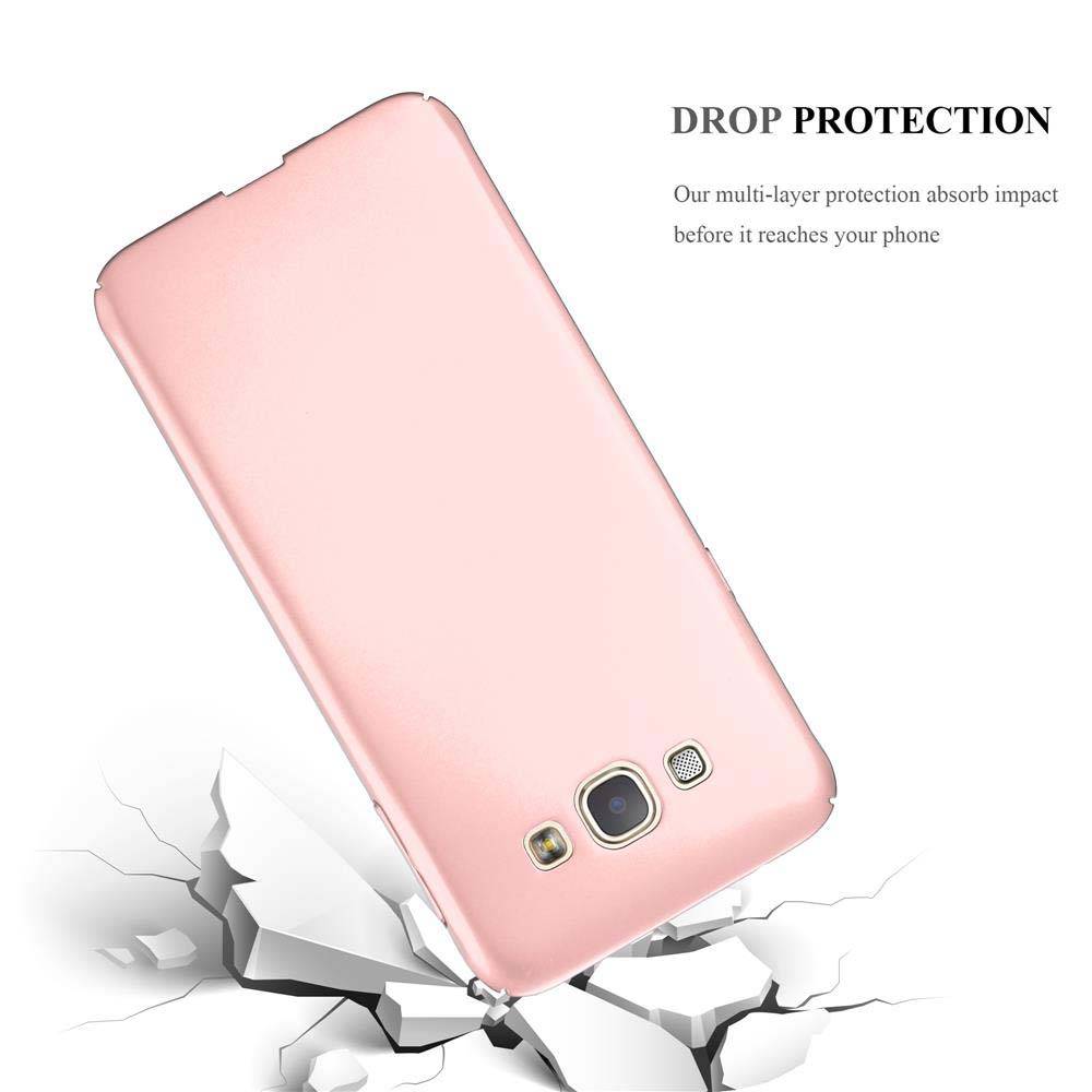 Cadorabo Hülle für Samsung Galaxy A8 2015 Schutzhülle in Rosa Hard Case Handy Hülle Etui