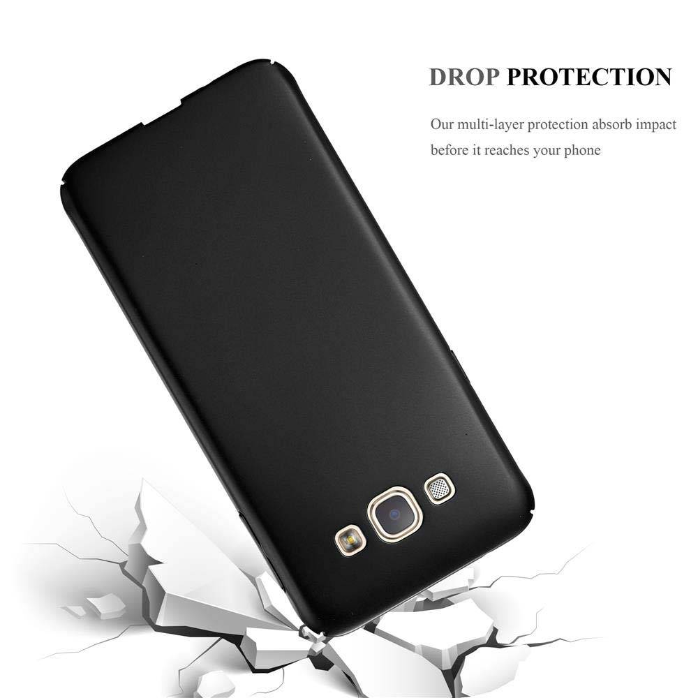 Cadorabo Hülle für Samsung Galaxy A8 2015 Schutzhülle in Schwarz Hard Case Handy Hülle Etui