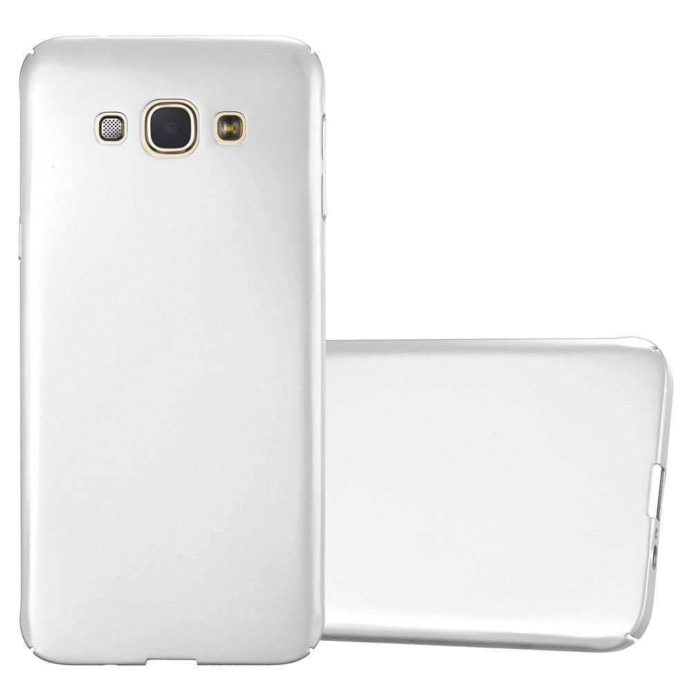 Cadorabo Hülle für Samsung Galaxy A8 2015 Schutzhülle in Silber Hard Case Handy Hülle Etui