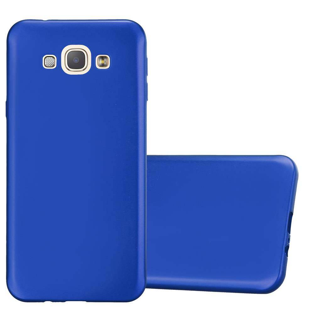 Cadorabo Schutzhülle für Samsung Galaxy A8 2015 Hülle in Blau Handyhülle TPU Silikon Etui Cover Case