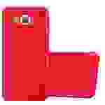Cadorabo Schutzhülle für Samsung Galaxy A8 2015 Hülle in Rot Handyhülle TPU Silikon Etui Cover Case