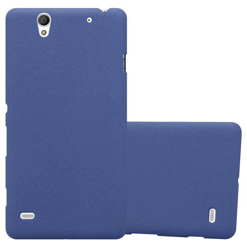 Cadorabo Schutzhülle für Sony Xperia C4 Hülle in Blau Handyhülle TPU Etui Cover Case