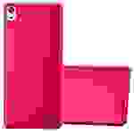 Cadorabo Hülle für Sony Xperia XA Schutzhülle in Rot Hard Case Handy Hülle Etui